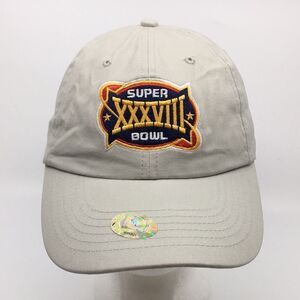Super Bowl XXXVIII (Patriots won) cotton hat baseball cap with Velcro backstrap